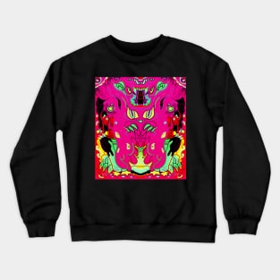 Bunny apparition !!! Crewneck Sweatshirt